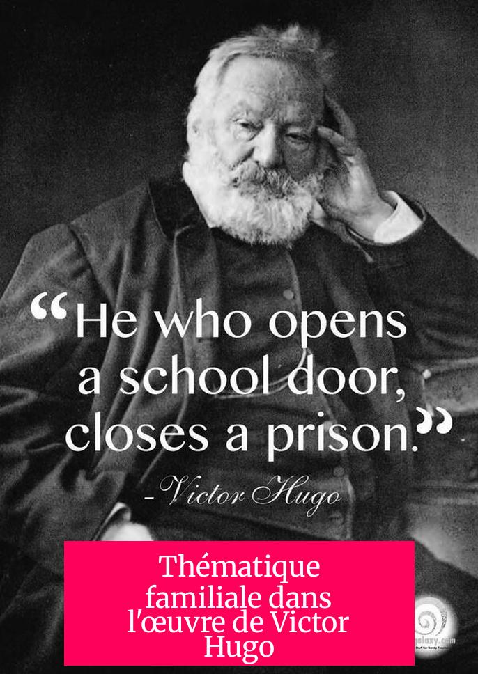 Thématique familiale dans l'œuvre de Victor Hugo