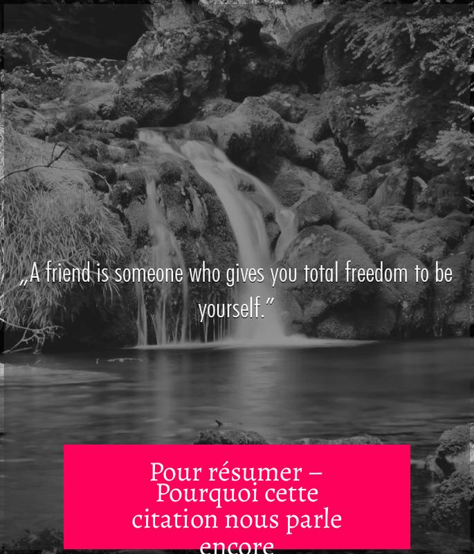 Pour résumer – Pourquoi cette citation nous parle encore