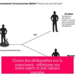 Citons des philosophes sur la conscience : réflexions sur notre esprit et nos valeurs morales