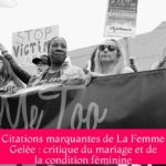 Citations marquantes de La Femme Gelée : critique du mariage et de la condition féminine