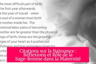 Citations sur la Naissance : Réflexions et Rôle de la Sage-femme dans la Maternité