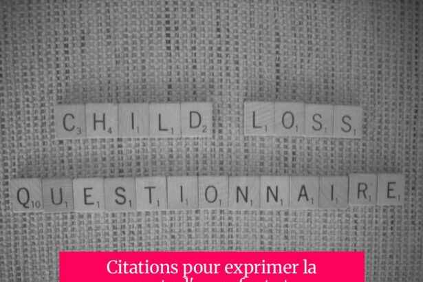 Citations pour exprimer la perte d'un enfant et honorer sa mémoire