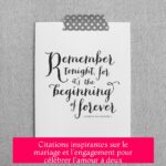 Citations inspirantes sur le mariage et l'engagement pour célébrer l'amour à deux