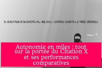 Autonomie en miles : tout sur la portée du Citation X et ses performances comparatives