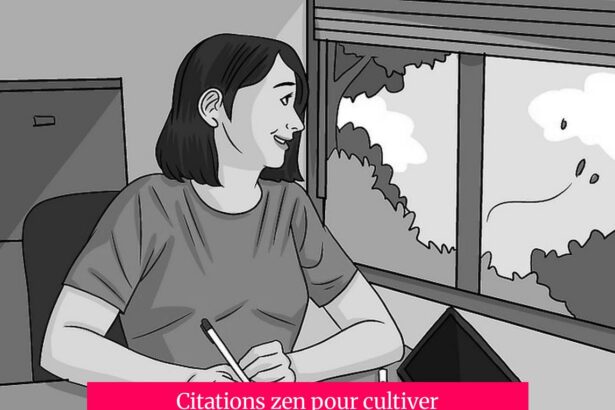 Citations zen pour cultiver sérénité et efficacité au travail