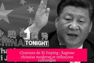 Citations de Xi Jinping : Sagesse chinoise moderne et réflexions culturelles