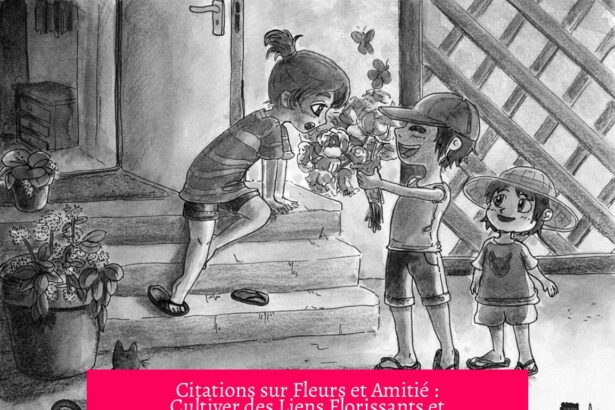 Citations sur Fleurs et Amitié : Cultiver des Liens Florissants et Uniques