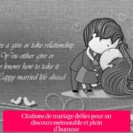 Citations de mariage drôles pour un discours mémorable et plein d'humour