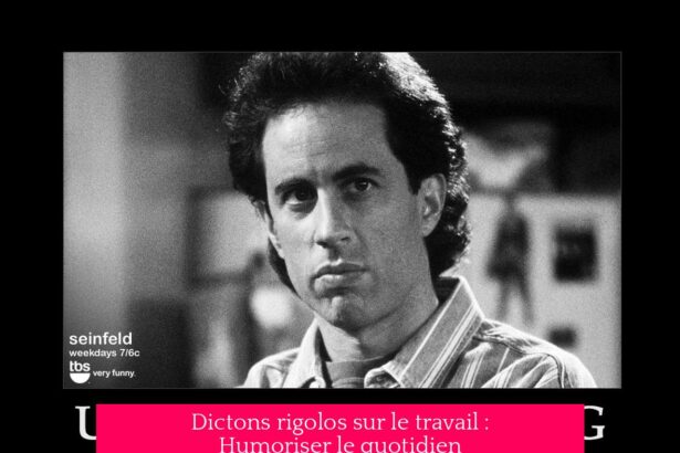 Dictons rigolos sur le travail : Humoriser le quotidien professionnel pour une meilleure efficacité