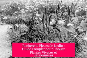 Recherche Fleurs de Jardin : Guide Complet pour Choisir Plantes Vivaces et Saisonnières