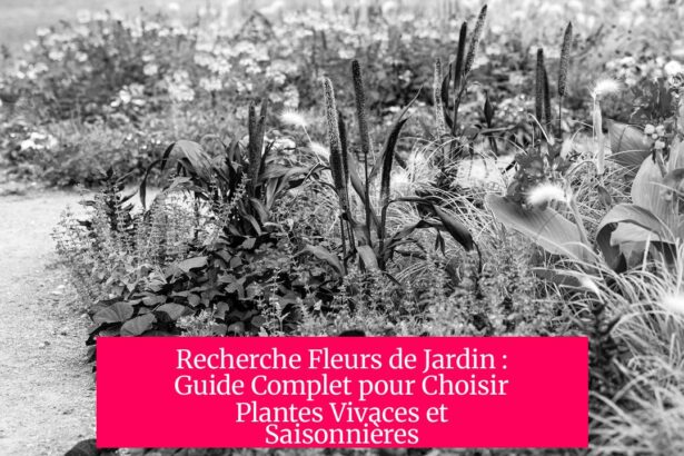 Recherche Fleurs de Jardin : Guide Complet pour Choisir Plantes Vivaces et Saisonnières