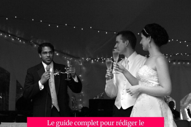 Le guide complet pour rédiger le discours idéal d'un témoin de mariage