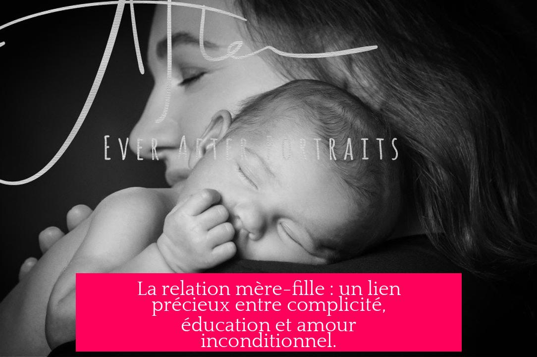 La relation mère-fille : un lien précieux entre complicité, éducation et amour inconditionnel.