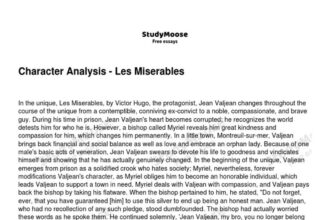 Cosette dans Les Misérables : Portrait de l'Enfant Malheureuse et de sa Quête d'Espoir