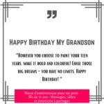 Vœux d'anniversaire pour un petit-fils de 12 ans : Messages, idées et émotions à partager