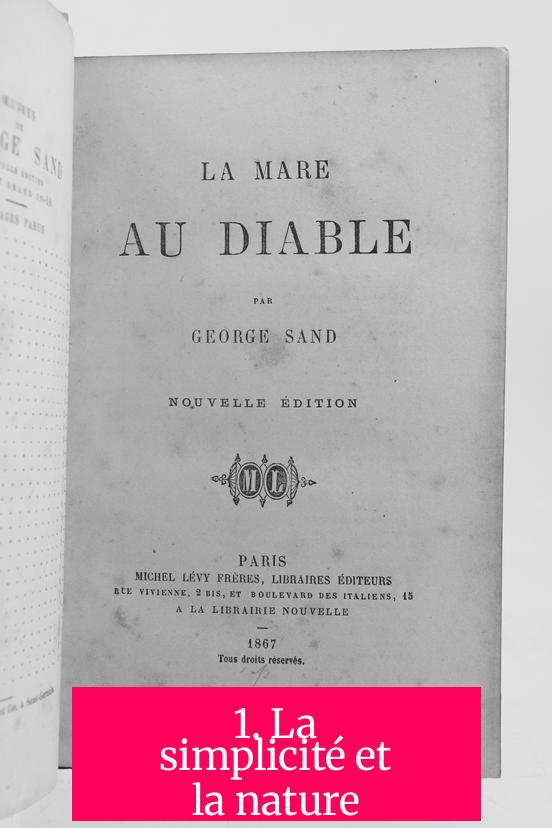 1. La simplicité et la nature