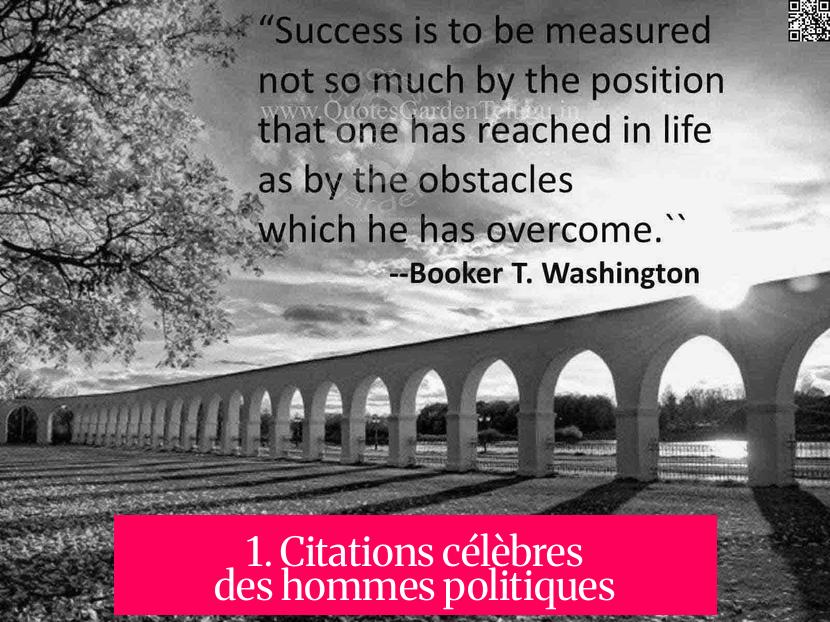 1. Citations célèbres des hommes politiques