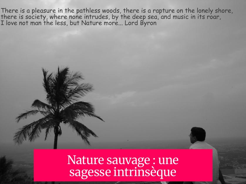 Nature sauvage : une sagesse intrinsèque