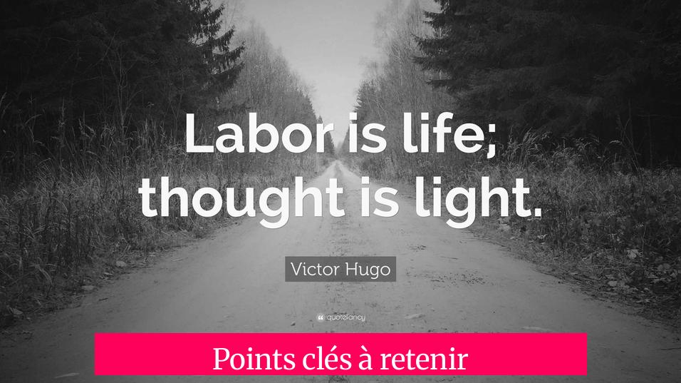 Points clés à retenir