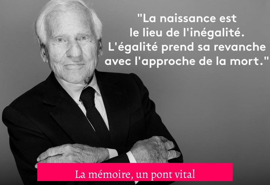 La mémoire, un pont vital