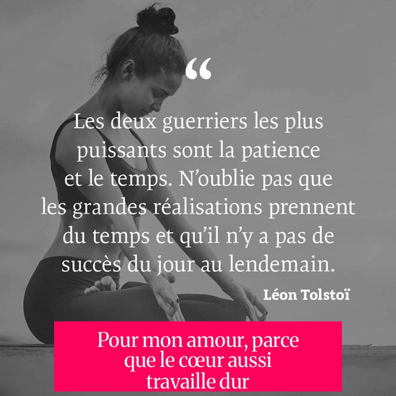 Pour mon amour, parce que le cœur aussi travaille dur