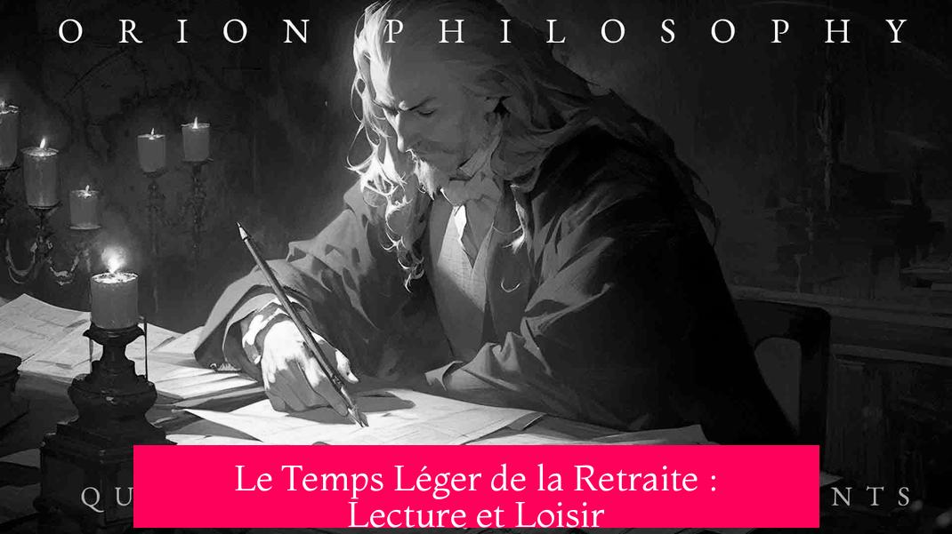 Le Temps Léger de la Retraite : Lecture et Loisir