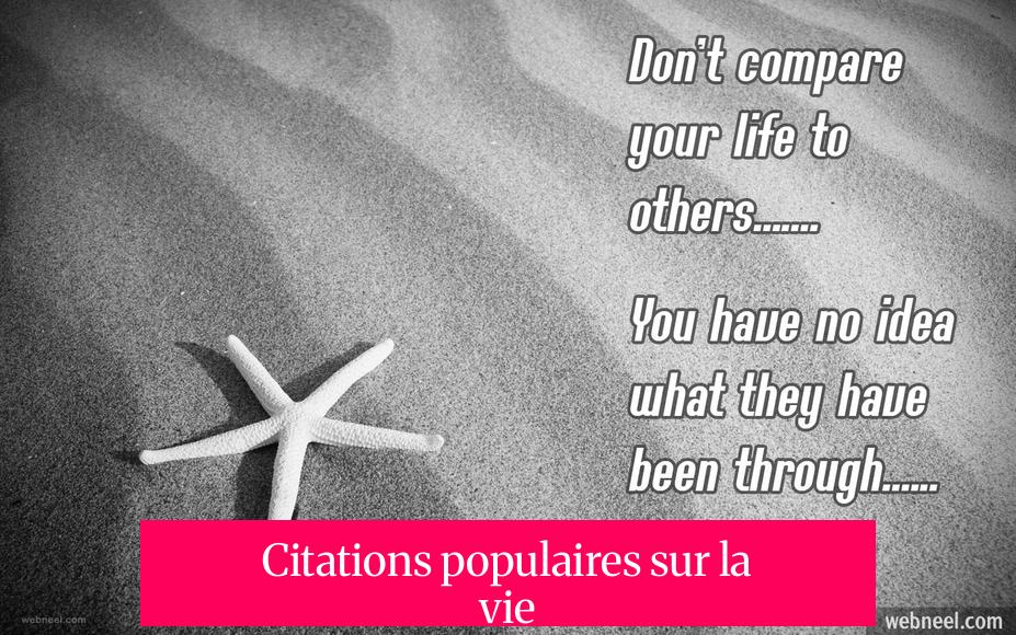 Citations populaires sur la vie