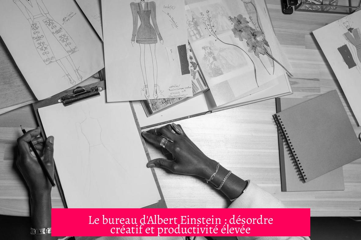 Le bureau d'Albert Einstein : désordre créatif et productivité élevée