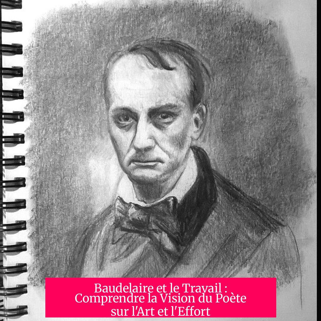 Baudelaire et le Travail : Comprendre la Vision du Poète sur l'Art et l'Effort