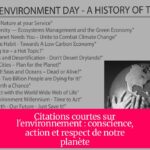 Citations courtes sur l'environnement : conscience, action et respect de notre planète