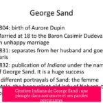 Citation Indiana de George Sand : une plongée dans son œuvre et ses paroles percutantes