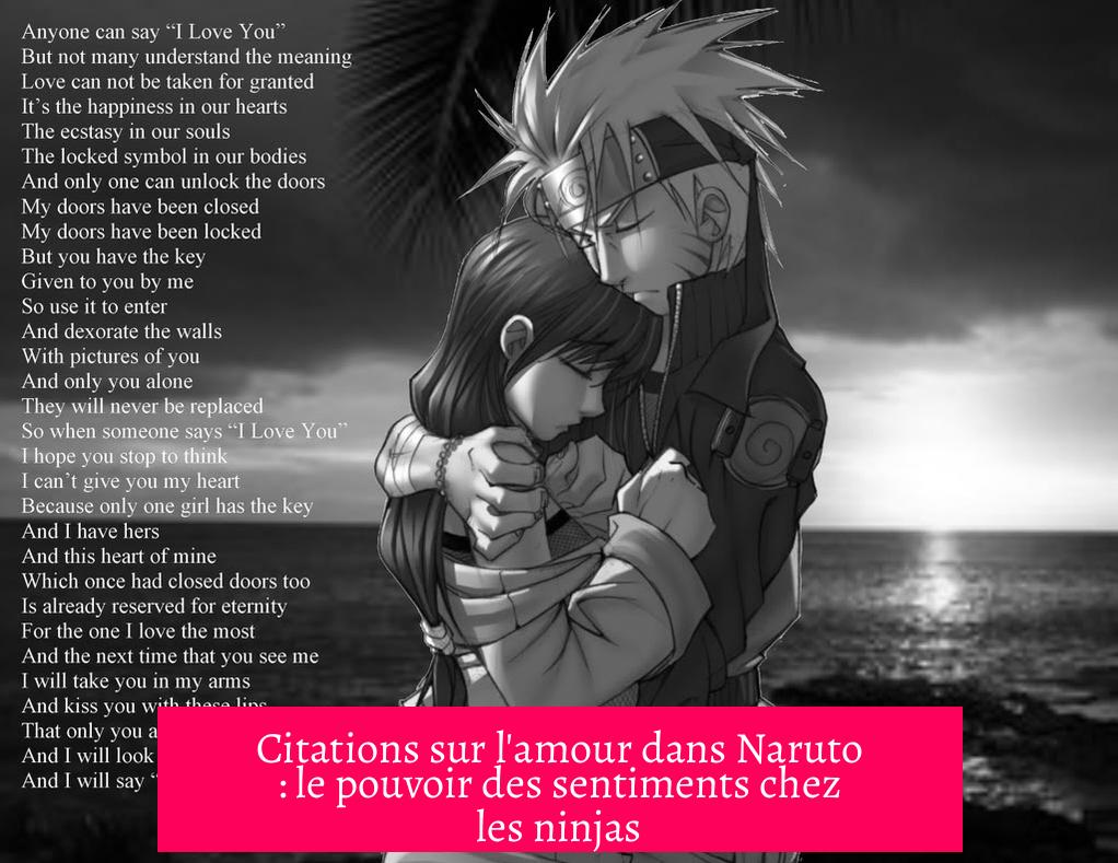 Citations sur l'amour dans Naruto : le pouvoir des sentiments chez les ninjas