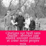 Citations sur Noël sans famille : aborder une réalité souvent oubliée et créer notre propre voix