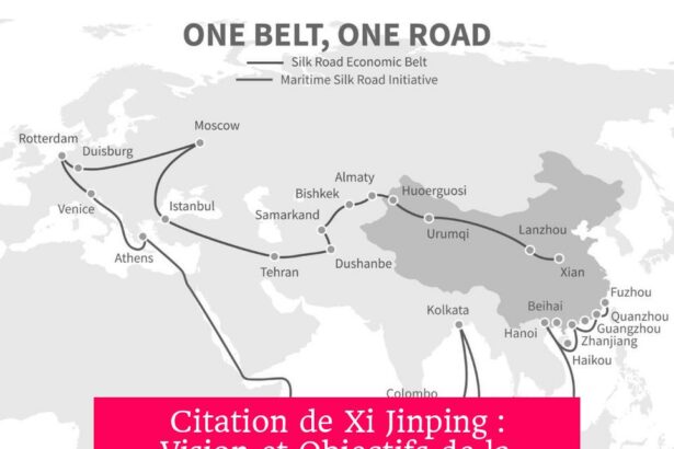 Citation de Xi Jinping : Vision et Objectifs de la Route de la Soie
