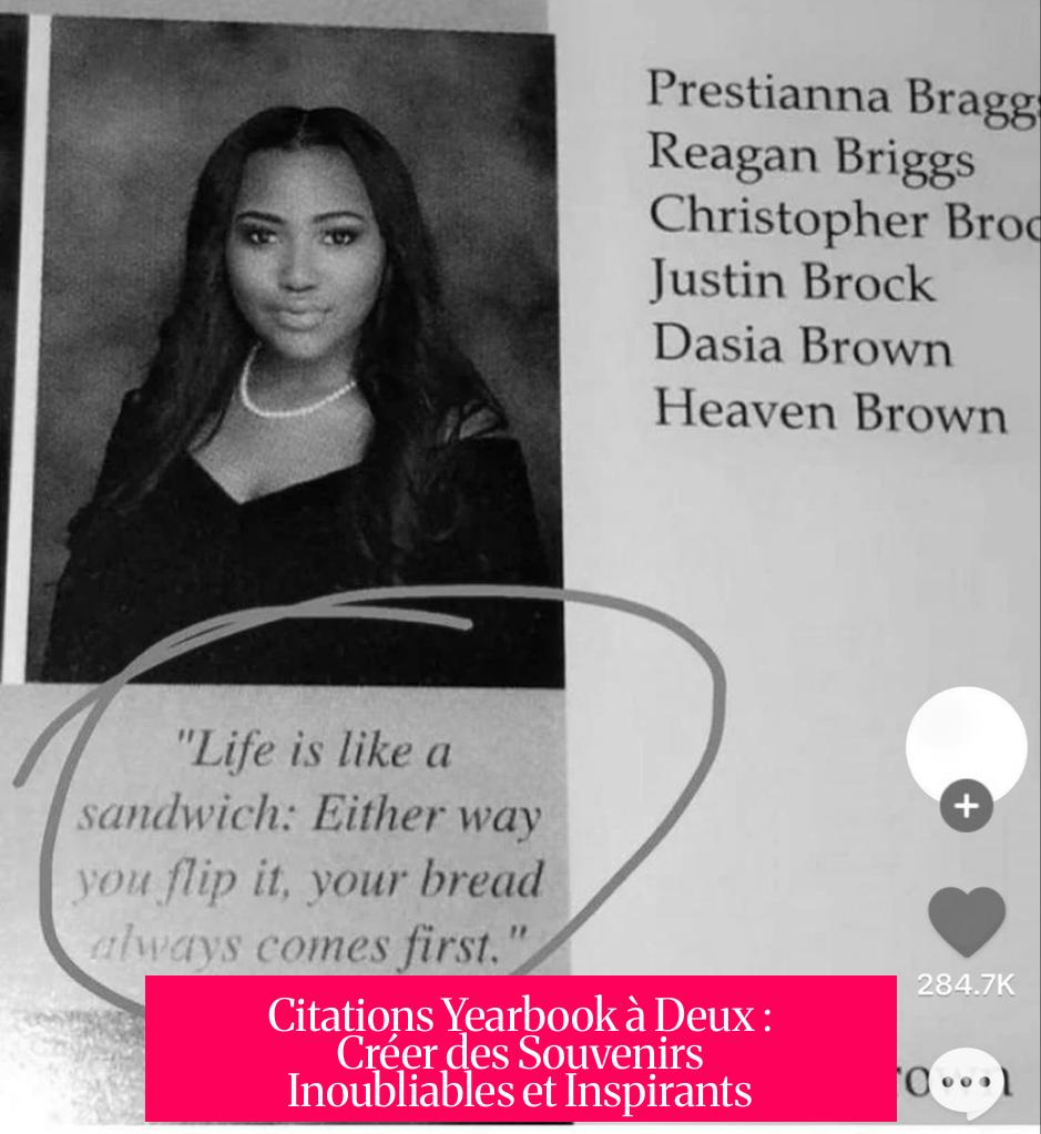 Citations Yearbook à Deux : Créer des Souvenirs Inoubliables et Inspirants