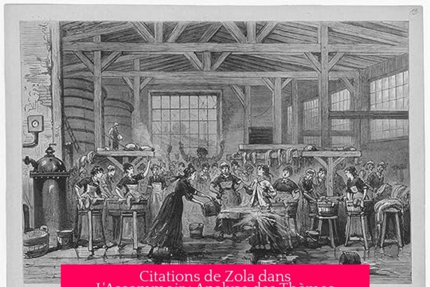 Citations de Zola dans L'Assommoir : Analyse des Thèmes et Impact Social