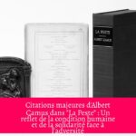 Citations majeures d'Albert Camus dans "La Peste" : Un reflet de la condition humaine et de la solidarité face à l'adversité