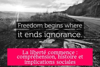 La liberté commence : compréhension, histoire et implications sociales