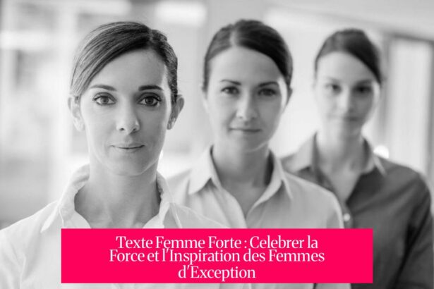 Texte Femme Forte : Celebrer la Force et l'Inspiration des Femmes d'Exception