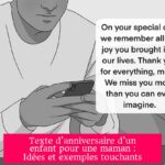 Texte d'anniversaire d'un enfant pour une maman : Idées et exemples touchants