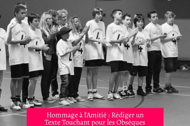 Hommage à l'Amitié : Rédiger un Texte Touchant pour les Obsèques d'un Ami Disparu