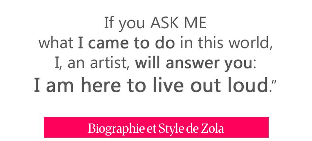 Biographie et Style de Zola