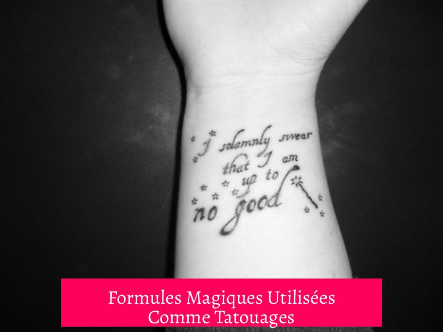 Formules Magiques Utilisées Comme Tatouages