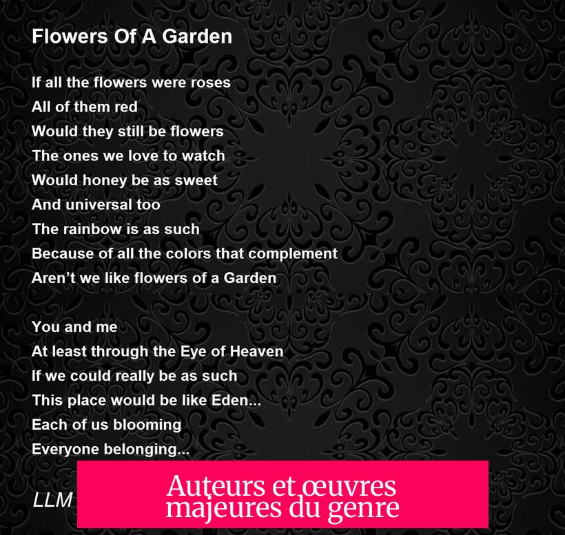Auteurs et œuvres majeures du genre