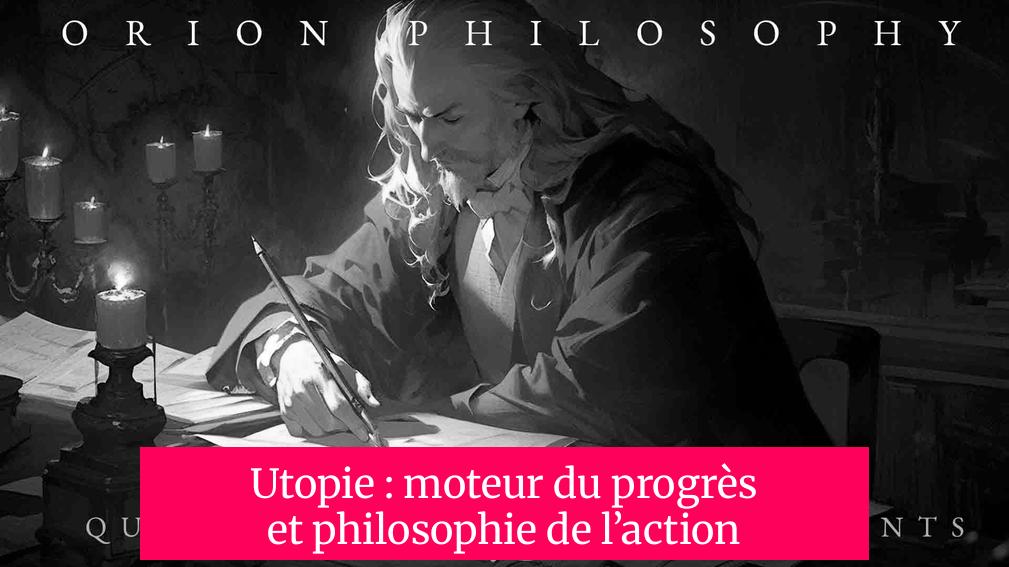 Utopie : moteur du progrès et philosophie de l’action