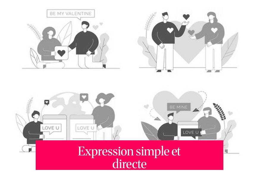 Expression simple et directe