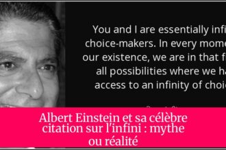 Albert Einstein et sa célèbre citation sur l'infini : mythe ou réalité