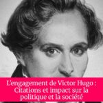 L'engagement de Victor Hugo : Citations et impact sur la politique et la société
