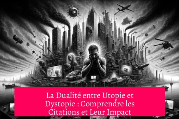 La Dualité entre Utopie et Dystopie : Comprendre les Citations et Leur Impact