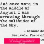 Analyse des citations marquantes sur la vieillesse selon Simone de Beauvoir